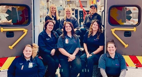 Paramedics Make Local History As First All-Female EMS Shift