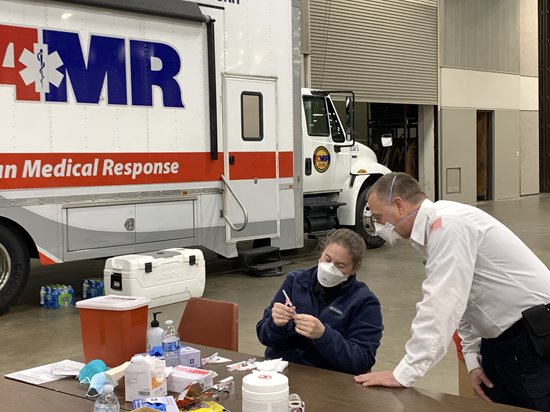 American Medical Response to Lead Dallas County COVID-19 Vaccine Efforts